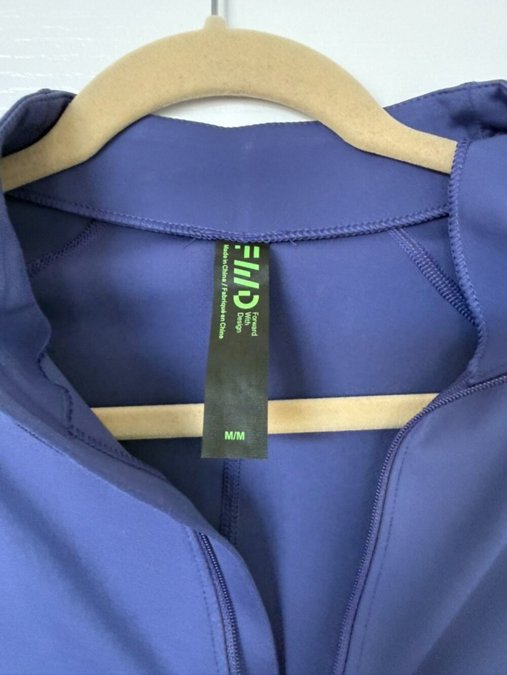 FWD Purple Full Zip Athletic Jacket Size Medium NWT - Picture 5 of 7